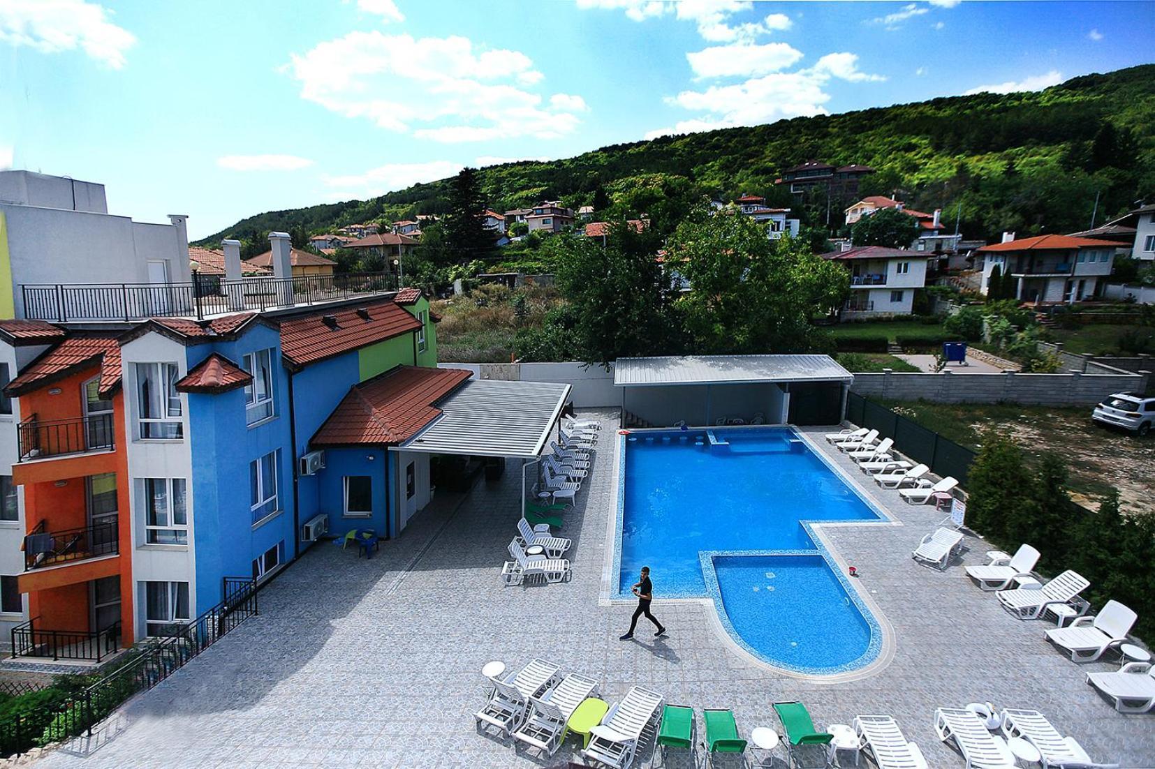 Apartament Deluxemaisonettes In Panoramic Roof Complex Bałczik Zewnętrze zdjęcie